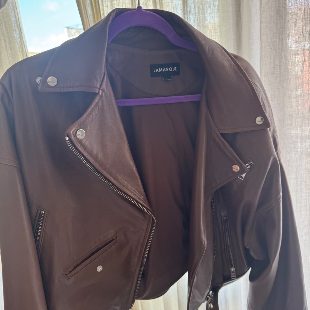 Lamarque Dylan Jacket In Tan - image 7